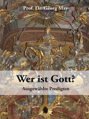 cover image of Wer ist Gott?